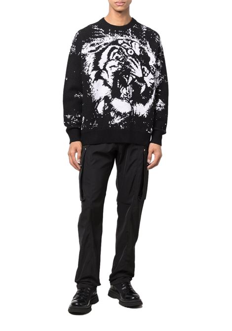 Maglione con ricamo tigre JUST CAVALLI | Maglie | S01HA0479 N15028900J